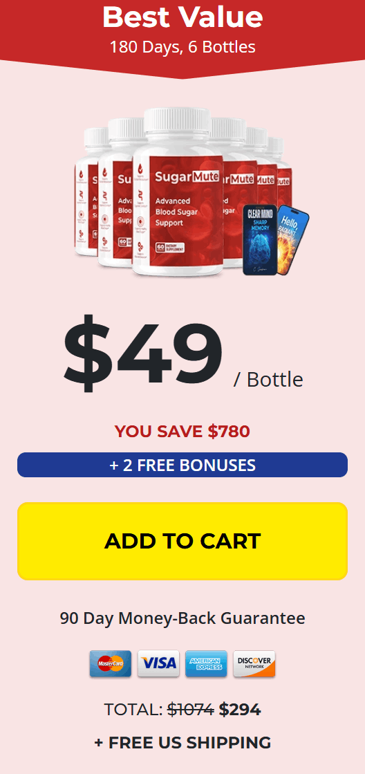 SugarMute price 6 bottle