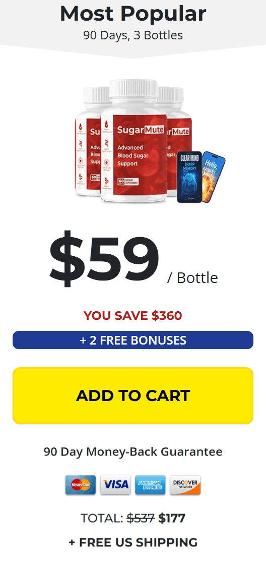 SugarMute price 3 bottle